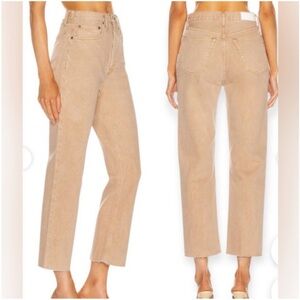 RE/DONE 70s Stove Pipe in Washed Khaki